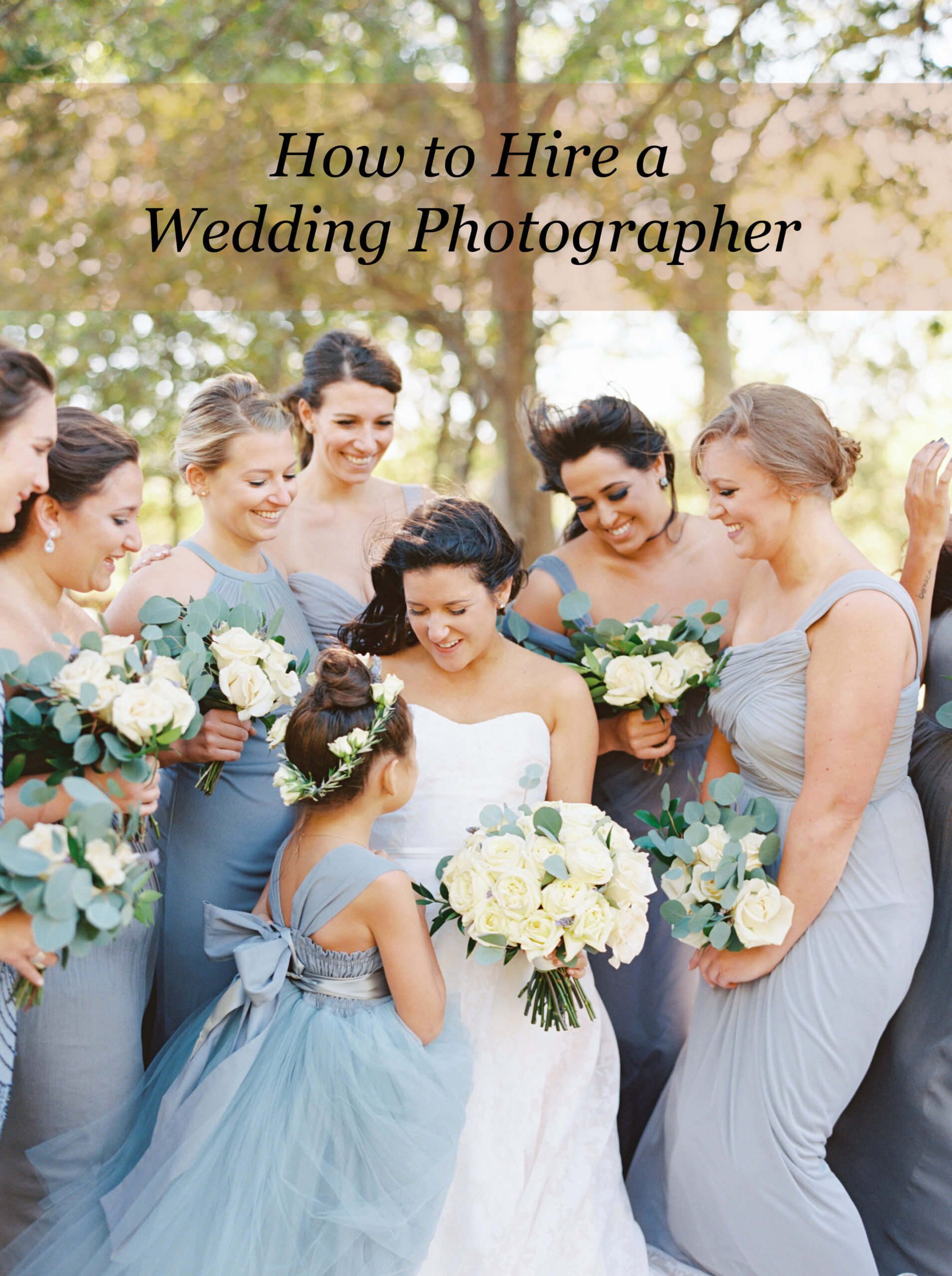 How to hire a wedding photographer