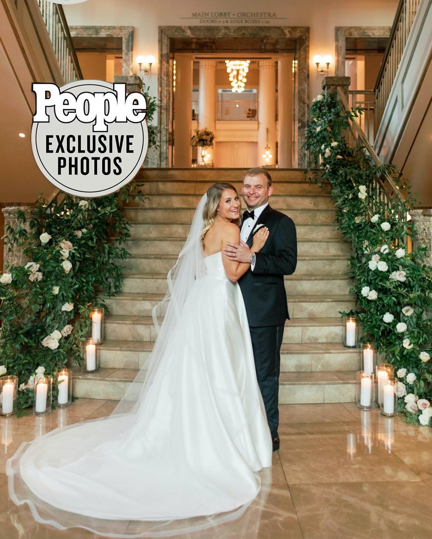 Lena and Michael's downtown Nashville wedding is featured in People Magazine