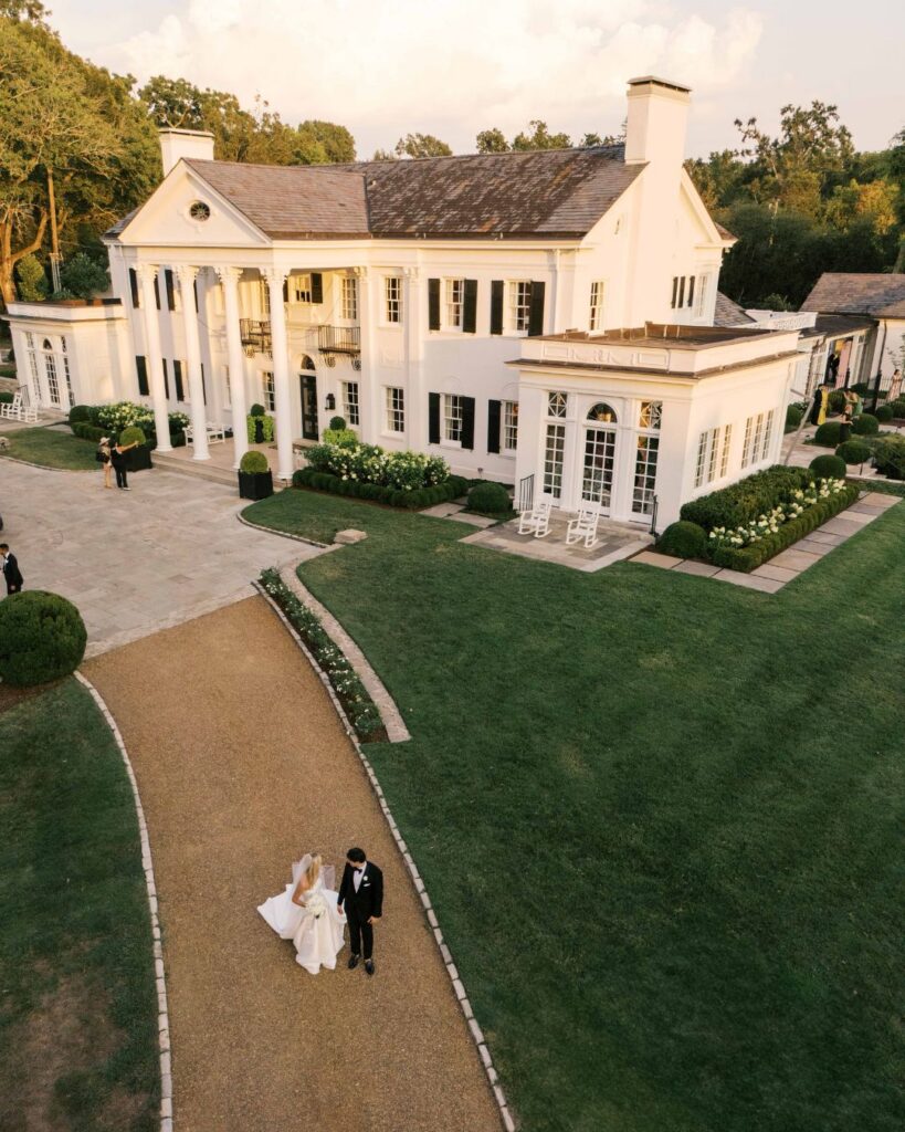 At home custom tented wedding in Nashville, TN Belle Meade with Sarah Blair Events, Knestrick by Design, and Kristin Sweeting Photography